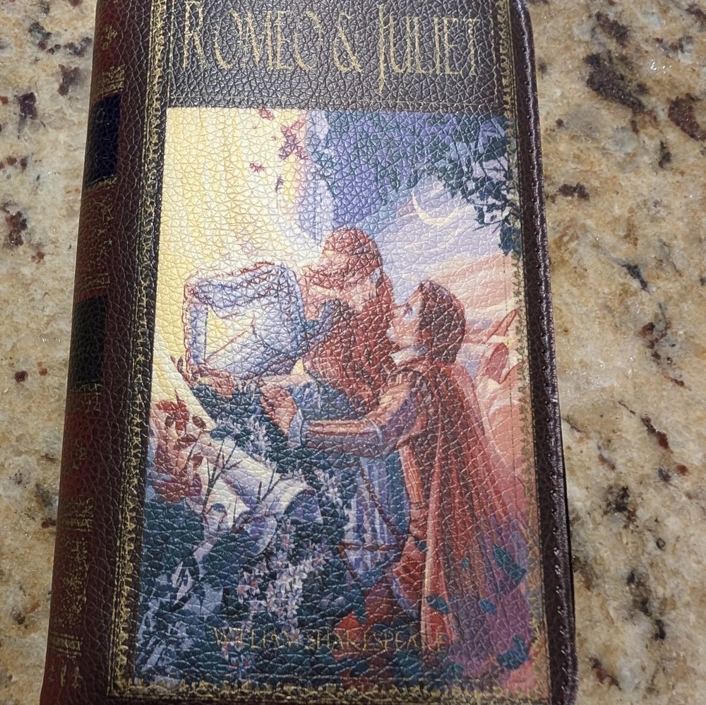 Ashley M Artist Series Romeo & Juliet "Aged " Wallet Novelty